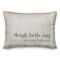 Sleigh Bells Ring 20" x 14" Indoor / Outdoor Pillow